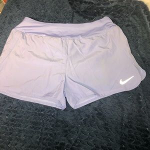 Lavender Nike shorts